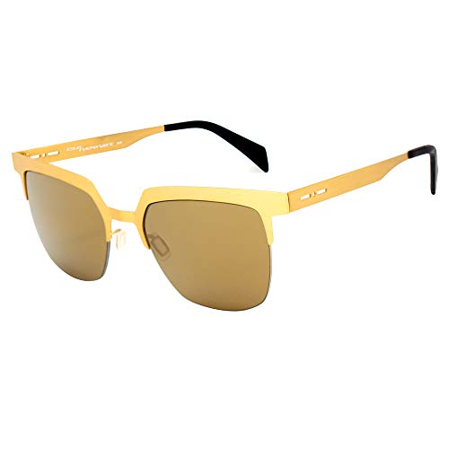 Italia Independent 0503-120-120 Occhiali Da Sole, Oro (Dorado), 52.0 Unisex-Adulto