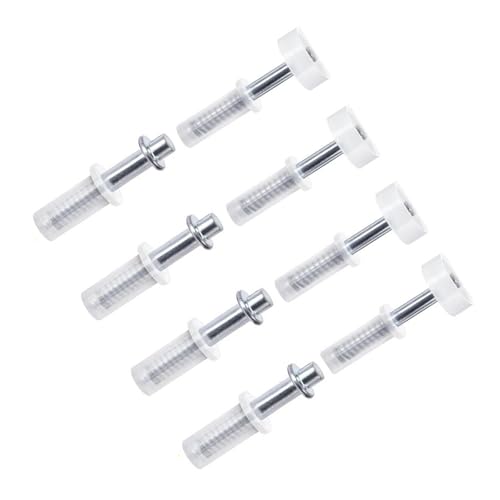 Kit de 8 Herrajes para Puertas Plegables de Clóset con Rueda Guía y Pivote Superior de Acero Inoxidable miniatura 6