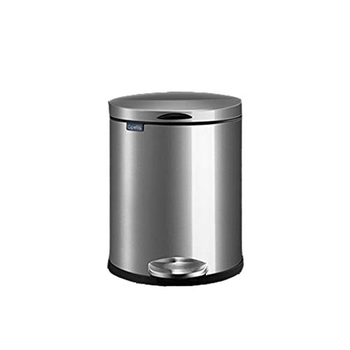 Poubelle en acier inoxydable Ubaina : design scandinave chic et durable pour salon moderne