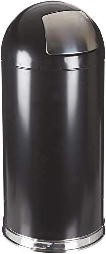 Dome top- Black- with galv. Liner