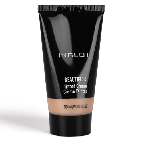 Inglot Beautifier, Tönungscreme, Glatter Teint mit Zarter Farbe, mit HD-Pigmenten, Auch für Empfindliche Haut, Aufgehelltes und Revitalisiertes Gesicht, Perfektes Make-up, 30 ml : 105