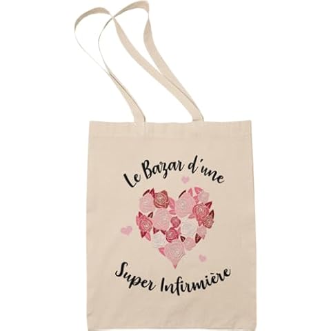 Tote Bag Paroles d'amour Infirmière Cover
