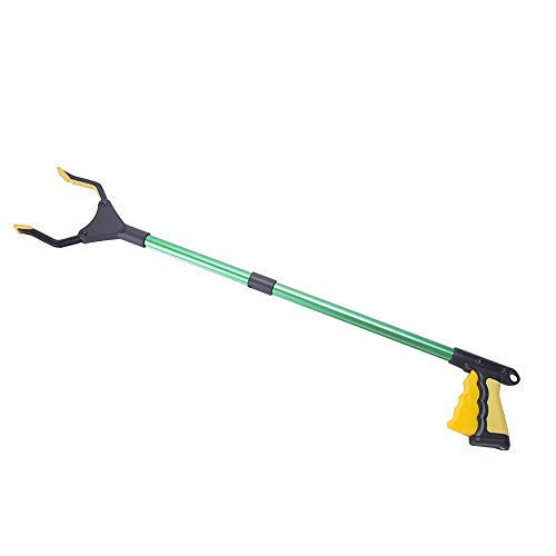 zhenzhen Grabber Reacher Tool,32"Folding Pick up Tool,360° Rotating Anti-Slip Jaw，Grabber Reacher Tool, Trash