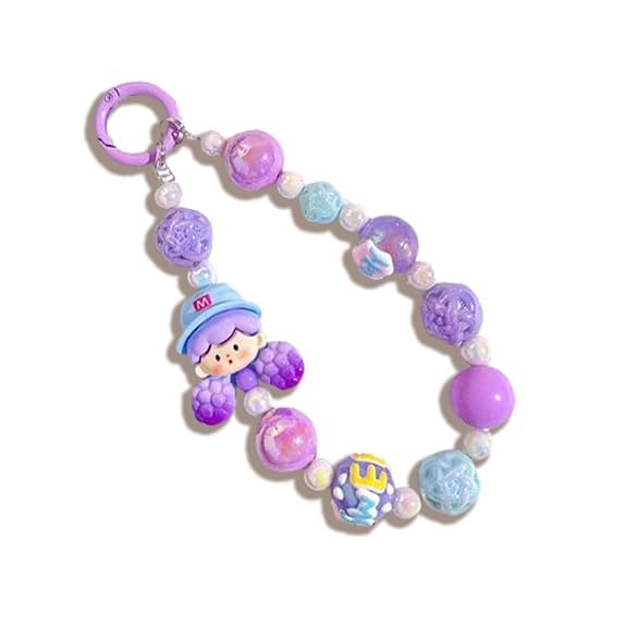Cute Doll Charm for mobile phone case cover, Lanyard Keychain Hanging, Phone Pendant Wrist Bracelet Holder | Purse, Camera, Mobile Cover Charm Strap Smartphone Case For Girls Women-image-46