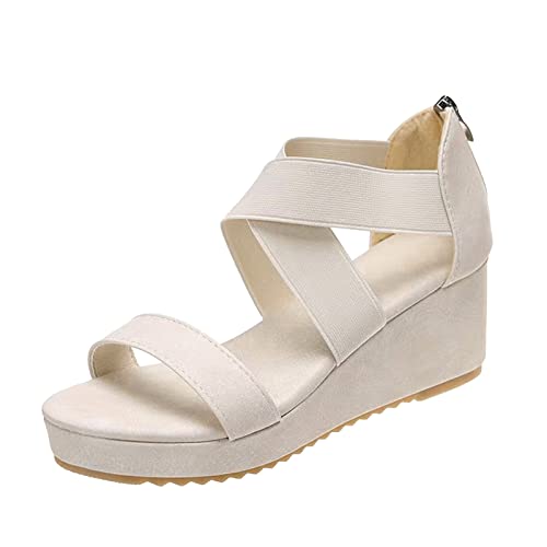 Sandale confortable et escarpins compensés souples pour pieds sensibles