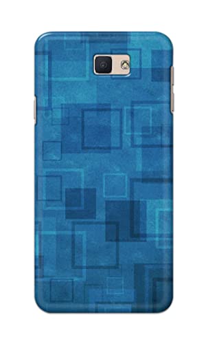 Image of Printed Hard Back Cover Case for Samsung On Nxt | Samsung J7 Prime | J7 Prime 2 | On7 Prime | On7 (2016) Back Cover (Plain Azure Blue) -1302