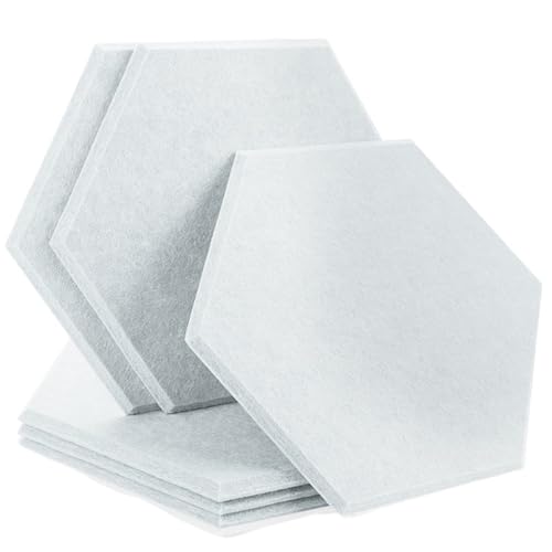 Panneaux muraux insonorisants grand hexagone haute densité