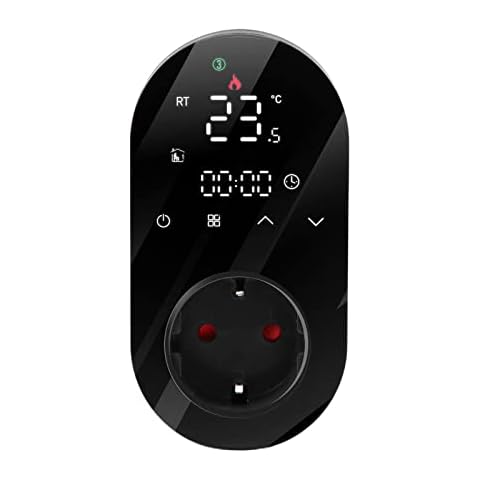Prise thermostat numérique de refroidissement et Cover