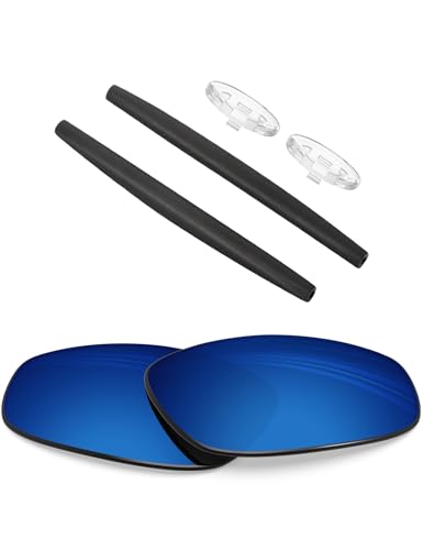 Image of BLAZERBUCK Anti-salt Polarized Replacement Lenses & Sock Kit for Oakley Whisker OO4141 Sunglass