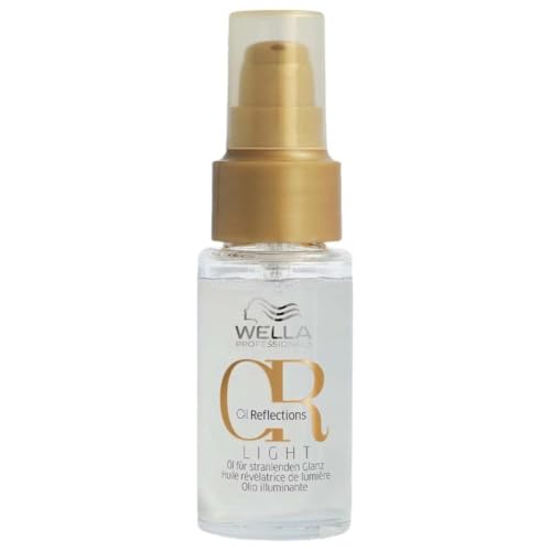 Wella Professionals OIL REFLECTIONS Olio capelli riflessante delicato - Ottimo anticrespo capelli con shampoo professionale capelli e balsamo 30 ml