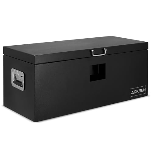 ARKSEN 36 x 15 x 15 Inch Steel Truck Bed Tool Box, Heavy Duty Weather-Resistant Utility Storage...
