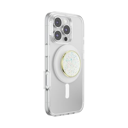 Image of PopSockets Phone Grip for MagSafe, Magnetic Holder, Phone Stand, Enamel - Enamel Opal