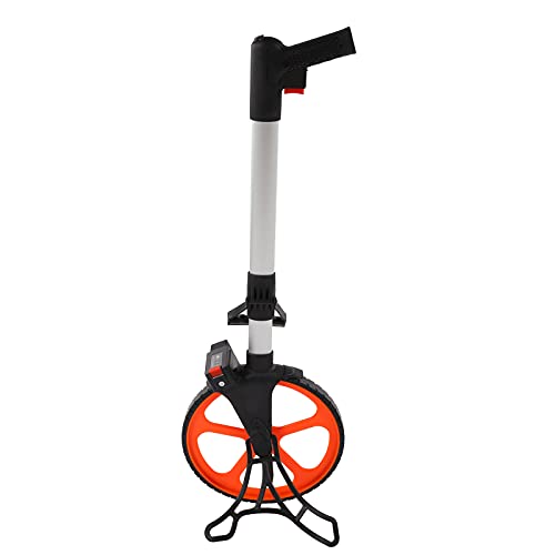 HURRISE Hand Measuring Wheel, 0-9999.9m and 0-9999.9ft Range, Mechanical Counter for Land Measure