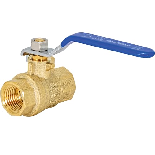 Image of Eastman 1 /2 Inch IPS Heavy Duty Full Port Ball Valve, Brass Plumbing Fitting, 20045LF