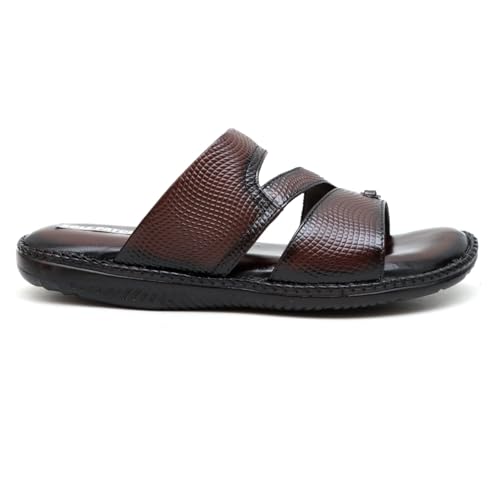 Image of Solepatch Men's Synthetic Leather Lightweight Comfortable Indoor Outdoor Daily Use Casual Slipper
