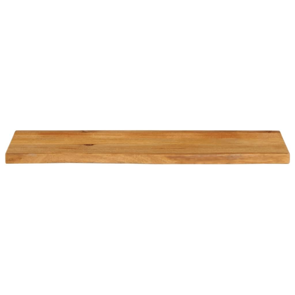 Genérico Tablero de Mesa Borde Natural Madera Maciza Mango 100x20x3,8 cm,Mobiliario,Accesorios para mesas,Tableros para mesas,370564