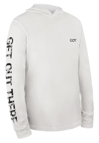 GOT Sports UPF 50+ Hooded Fishing Shirt for Men Women - Long Sleeve Hoodie T Shirts - UV Sun Protection, Lightweight3