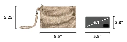 Image of The Sak Vita Small Crochet Wristlet Purse