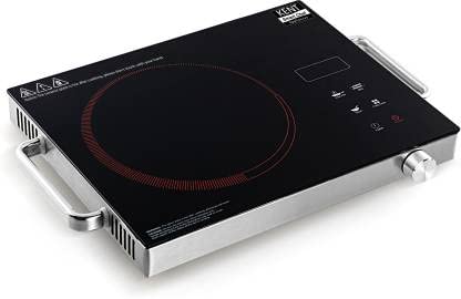 KENT Blaze Infrared Cooktop|Environment-Friendly Infrared Technology|3 Preset Cooking Options|Digital Function With Led Display|Auto Shut-Off Feature For Overheating Protection,2.97 Kilograms,Radiant