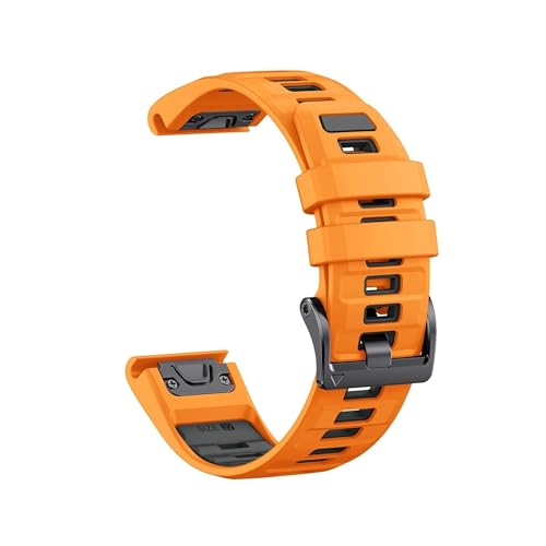 2FVJQxgɓKGarmin Fenix E8 7X 7 6X/Epix ProGen 2/Tactixxg(Orange ink gray,22mm-Epix Pro 47mm)