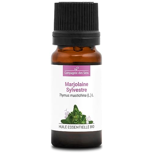 MARJOLAINE SYLVESTRE BIO - 10mL - Huile Essentielle de Qualité Premium - 100% Pure, Naturelle, garantie ChromaCert® - Chémotypée & Intégrale