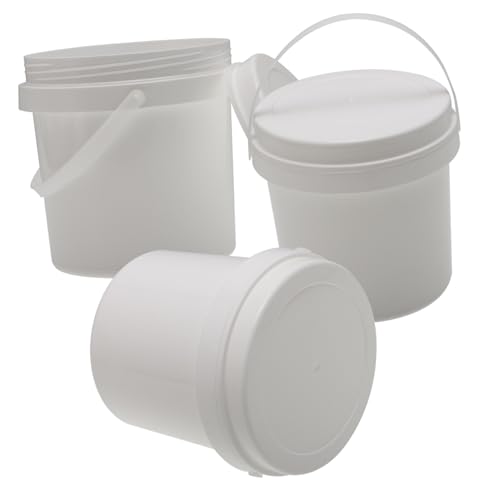 PRETYZOOM Building Blocks Storage Bucket Boys and Girls Toy Organizer Lid Snack Bucket Candy Holder for Party