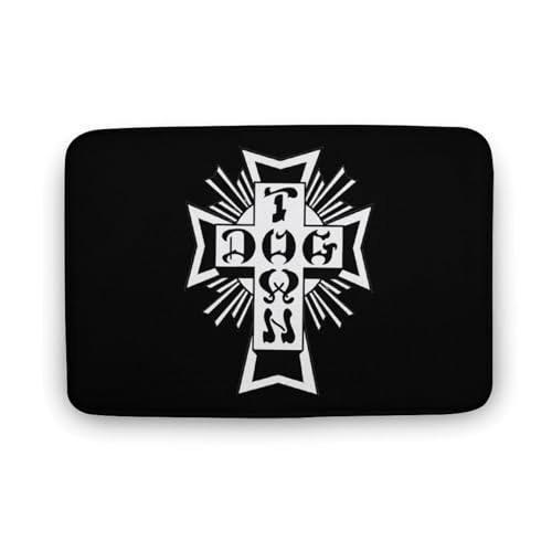 フロアマット バスマット ドッグタウン 足ふきマット お風呂マット 玄関マット 洗面所 玄関 浴室 家庭用 滑り止め サンゴフリース