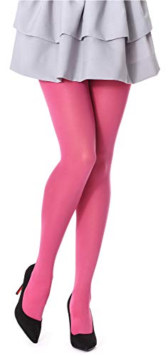 Bellivalini Medias de Microfibra Mujer 100 DEN BLVFI1003 (Fucsia, XXL (Tamaño del fabricante: 6)) Cover