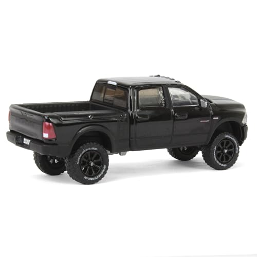 Camioneta Dodge Ram 2500 Power Wagon 1:64 Negra miniatura 3
