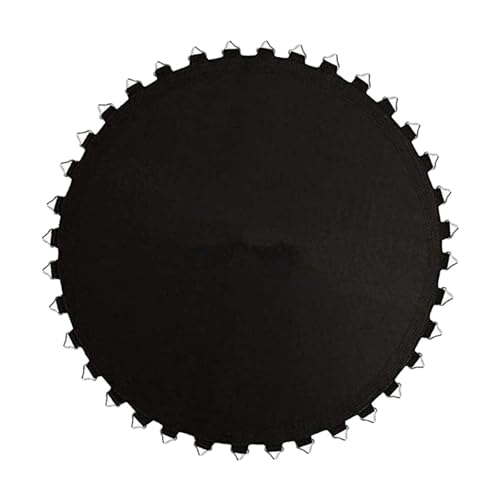 mophrati Colchoneta de Repuesto Reutilizable para trampolín. Mejora la Experiencia de Salto y la Seguridad. Accesorio de reparación de Malla para trampolín Familiar, Negro, 36 Hebillas