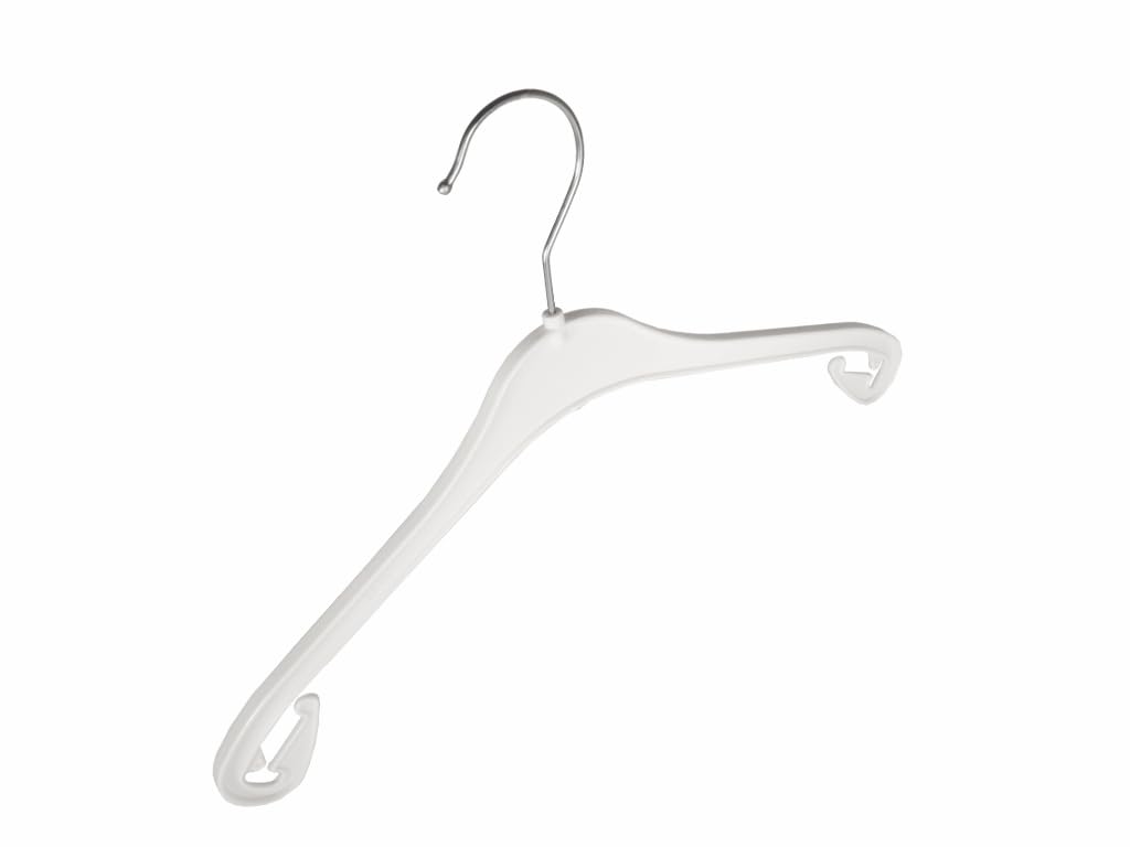 Kleiderbügel für Hemden und Blusen, 47 cm, weiß, NEU, 325 Stück | NA47w
