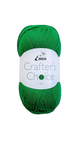 Emu Crafters Choice DK Everyday Acrylic Yarn 100g Ball 300m Green - 018