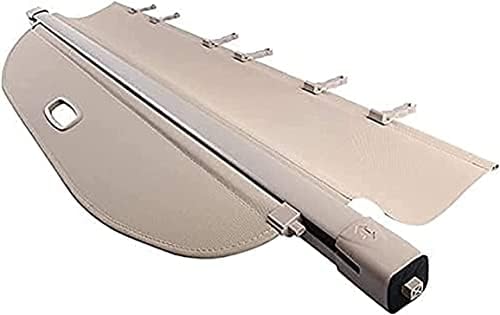 LINGYUE Car Retractable Rear Trunk Parcel Shelf for Ford Everest Endeavour 4Dr SUV 2015-2017,Luggage Shade Shield Cargo Security Cover Curtain,Car Accessories