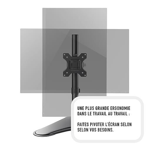 Support écran PC inclinable et pivotant à 360 degrés pour écran LED LCD - 6