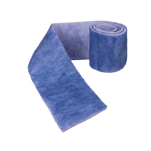 Reusable Electrostatic Air Filter for HVAC Systems, Cuttable Floor Vent Filter with Washable Polyester Material, Size Air Filtration for Home or Office, Blue