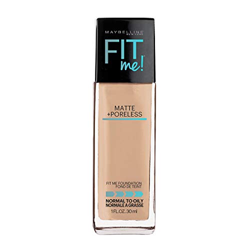 Maybelline New York Fit Me Matte+Poreless Liquid Foundation(With ...