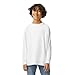 Gildan Youth Ultra Cotton Long Sleeve T-Shirt, Style G2400B, 2-Pack, White, Small