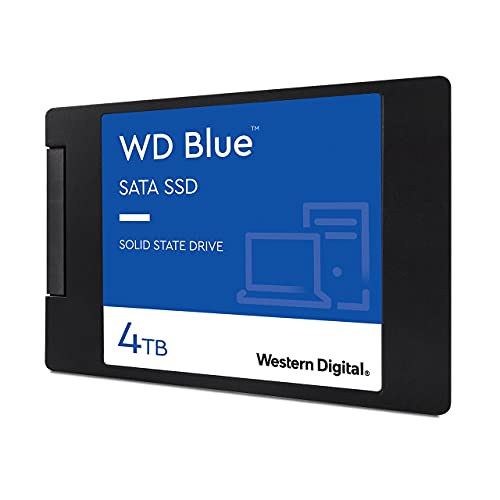 Western Digital 4TB WD Blue 3D NAND Internal PC SSD - SATA III 6 Gb/s, 2.5