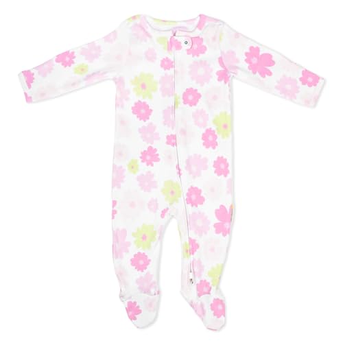 Image of NINTARABABY Zip-Up Footed Bodysuit - 100% Organic Cotton Sleeper