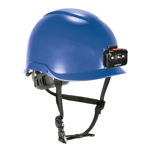 Ergodyne Skullerz 8976LED - Casco de Seguridad Tipo 2 con luz LED, Clase E, Tipo II