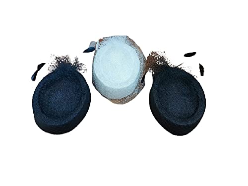 Chapeau de paille noir femme cérémonie et style hôtesse