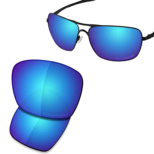 Image of SAUCER Premium Replacement Lenses & Nosepads for Oakley Plaintiff Squared OO4063 Sunglasses