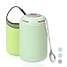flintronic Boîtes Alimentaires isothermes, 460 ml Récipient Alimentaire Isotherme Acier Inoxydable Isolation, sans BPA Adapté Aux Adultes, Enfants, Bébé, avec 1 Pinceau 1 Cuillère 1 Porte-gobelet