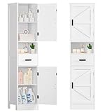⭐ Mobiletto bagno salvaspazio : Stanco del caos in bagno? Scopri il mobile bagno TEENFON, la soluzione definitiva per l'organizzazione! Con 5 pratici scomparti, questo mobiletto bagno salvaspazio ti aiuta a riporre asciugamani, shampoo e bagnoschiuma. Il ampio cassetto è perfetto per saponi e lozioni, mentre il ripiano aperto è ideale per espositori di aromaterapia e oggetti decorativi.
