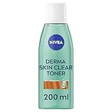 NIVEA Derma Skin Clear Toner (200ml), Cleansing and Hydrating Salicylic Acid Toner Enriched with Niacinamide to Rebalance and Remove Impurities, For Blemish-Prone Skin