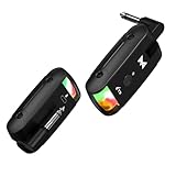 Sistema Wireless Per Chitarra con Illuminazione RGB Potenziato, Trasmettitore e Ricevitore Wireless Per Chitarra con Distanza di Trasmissione di 230 Piedi, Adatto Per Chitarre, Bassi e Altri Strumenti