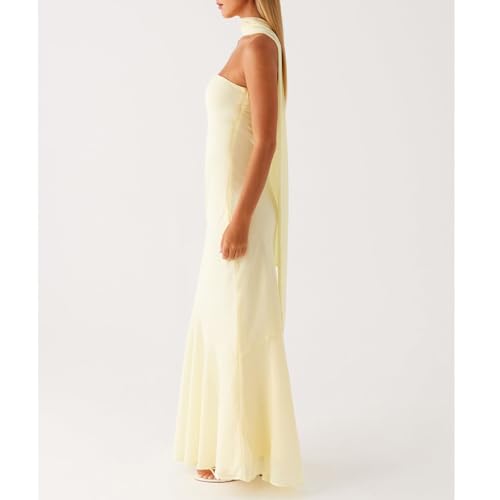 Image of Women Strapless Floral Dress with Sarf Mesh Tube Maxi Dress Summer Cocktail Wedding Guest
