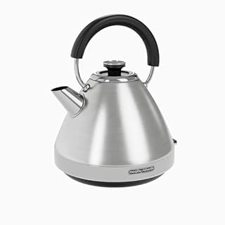 Morphy Richards Venture Pyramid Kettle - Brushed Stainless Steel - 1.5L - Rapid Boil - Metal - 100130