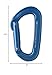 Fusion Climb Contigua Modified Straight Gate Modified D Shape Carabiner Blue