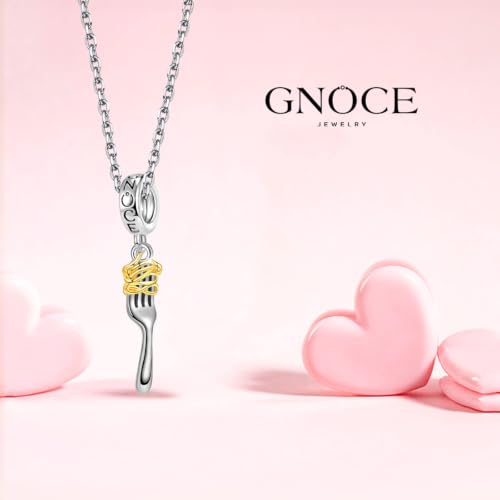 Image of GNOCE Food Themed Charm Beads Fit Charm Bracelet Necklace for Women